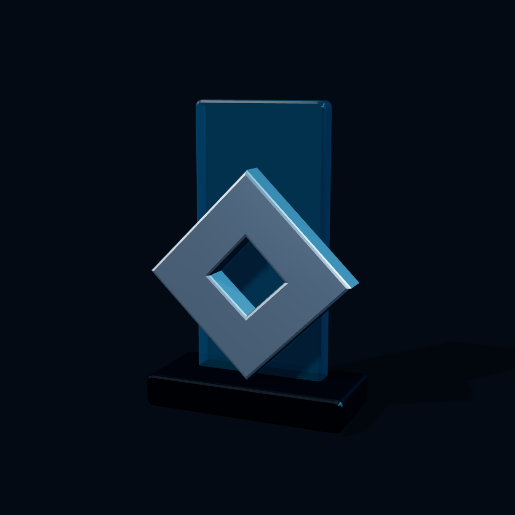 Representación 3D del reconocimiento Premios ExcelGEL 2015 · TIC para Servicios