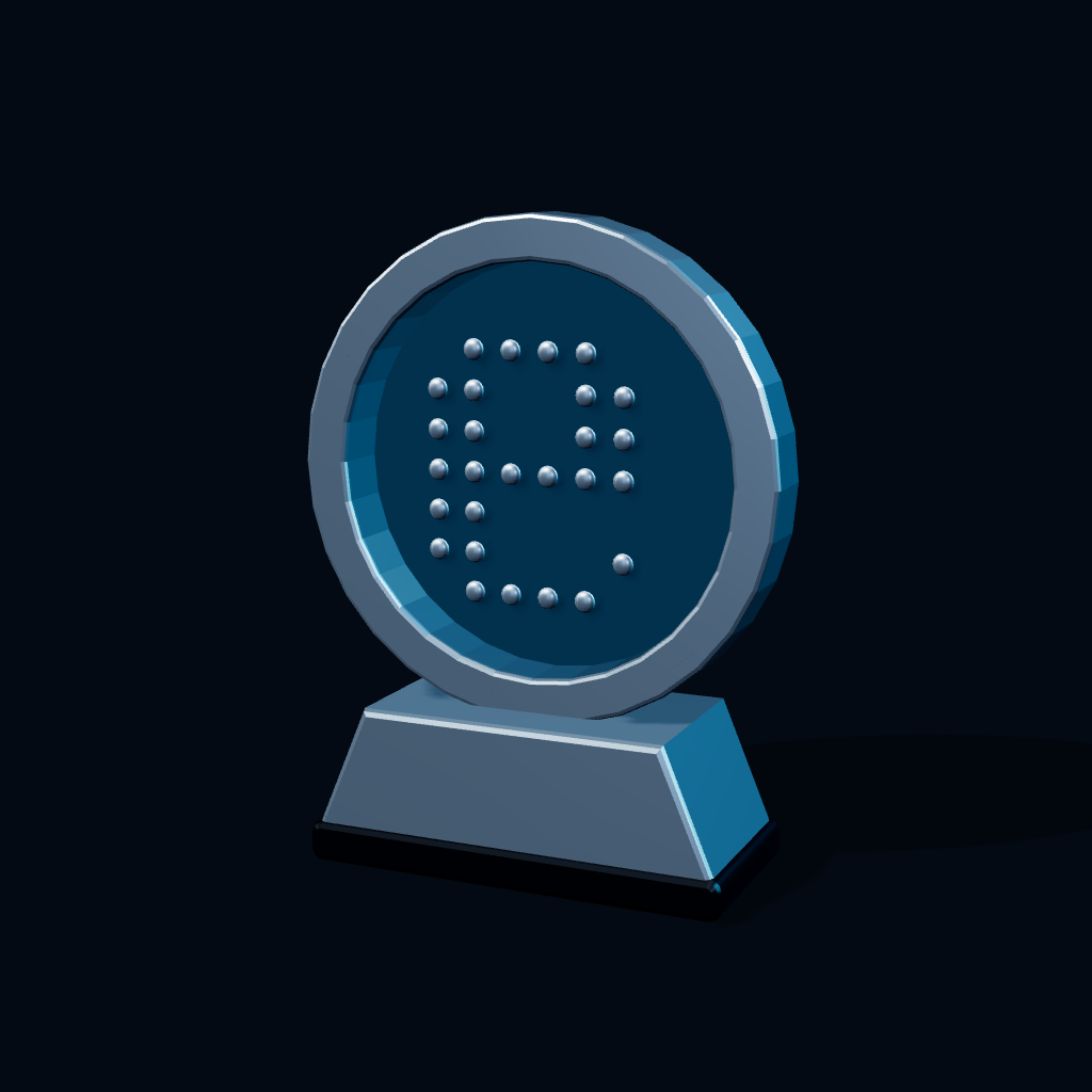 Representación 3D del reconocimiento Premios Evaluamos 2010 · Mejor solución de gobierno